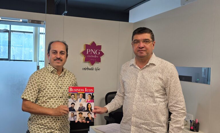 Parag Gore with Mr. Abhay Gadgil (P N Gadgil and Sons)